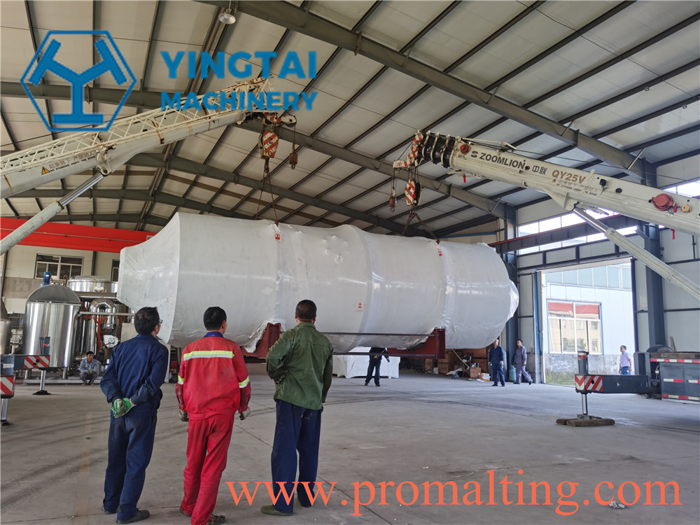 Shipping Pictures of French 10Ton Drum Malting Equipment