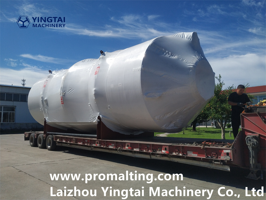 10Ton drum malting equipment shipped to Canada 5_副本